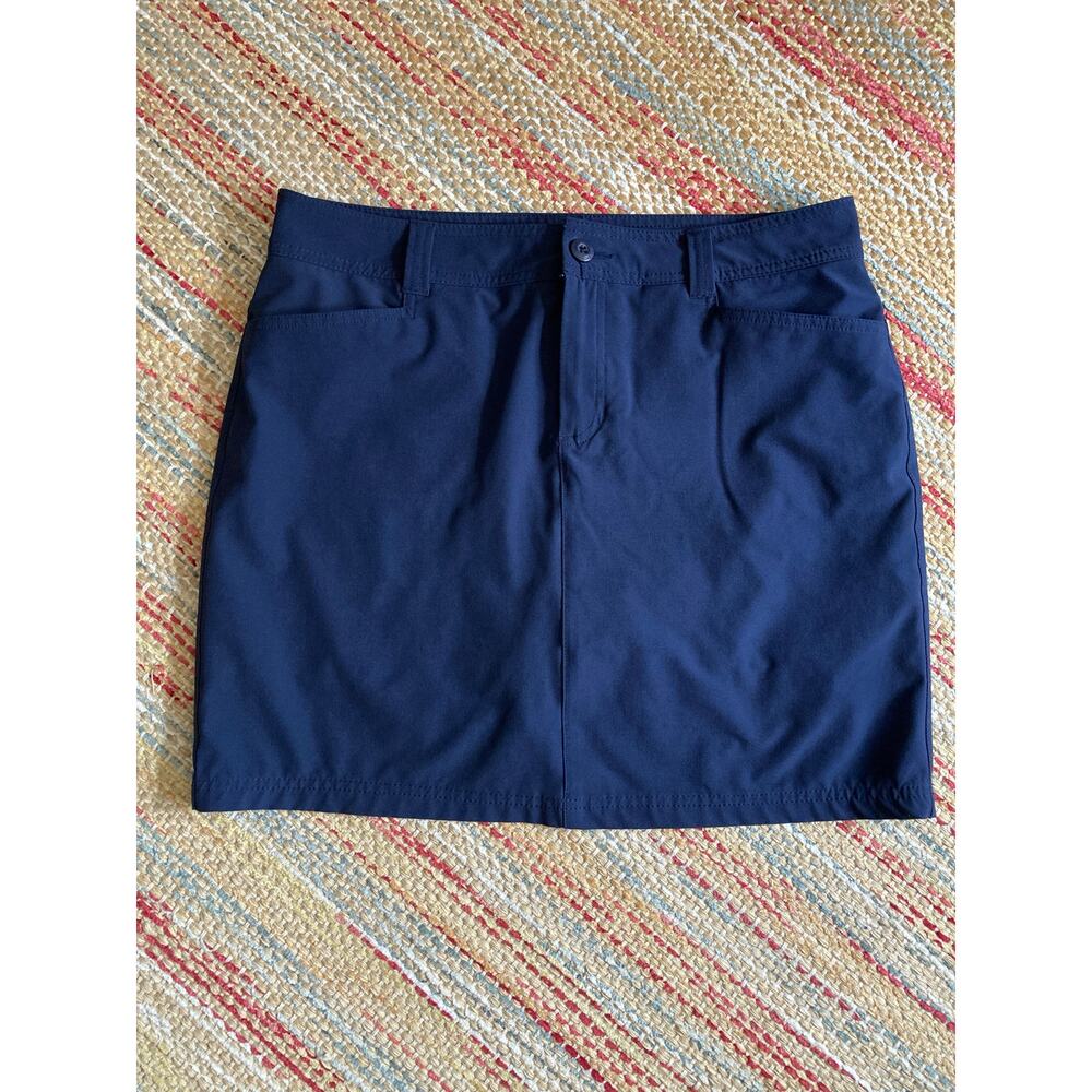 Navy Blue Athleisure Skirt/Short Skort by Eddie Bauer Size 8